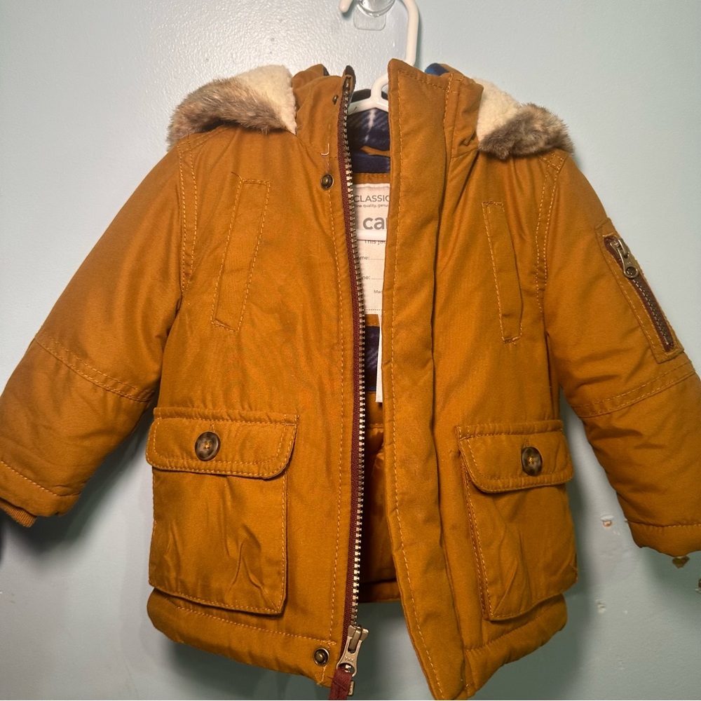 Carters Parka Coat Size 12 months